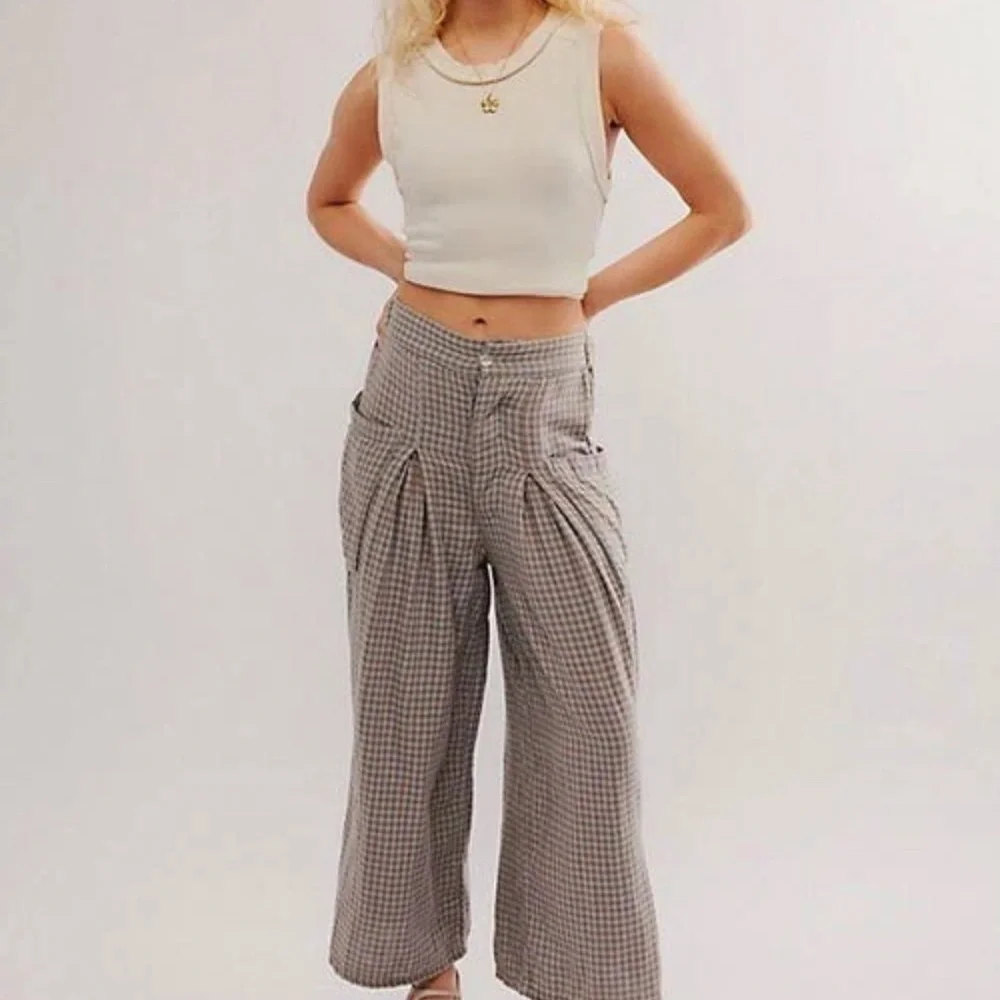 FREE PEOPLE east side trouser pants - Picture 2 of 6